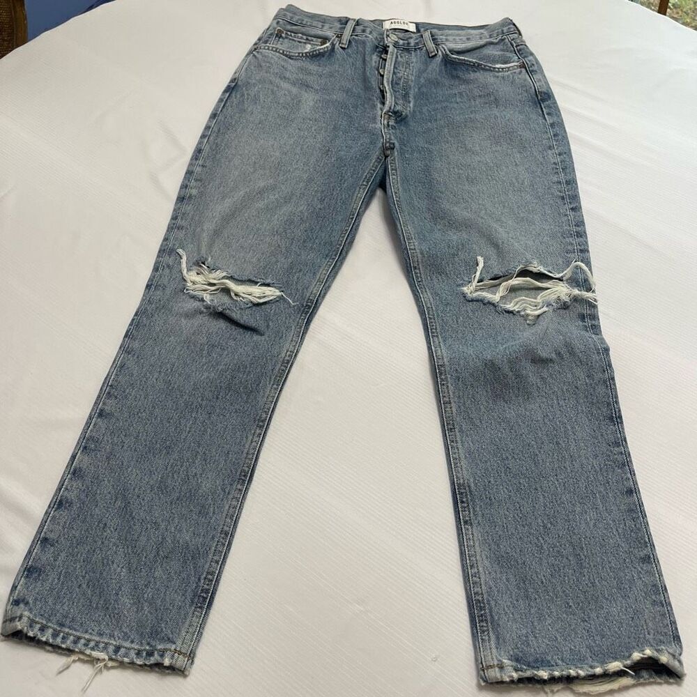 AGOLDE Distressed Riley Denim Jeans Size 29
